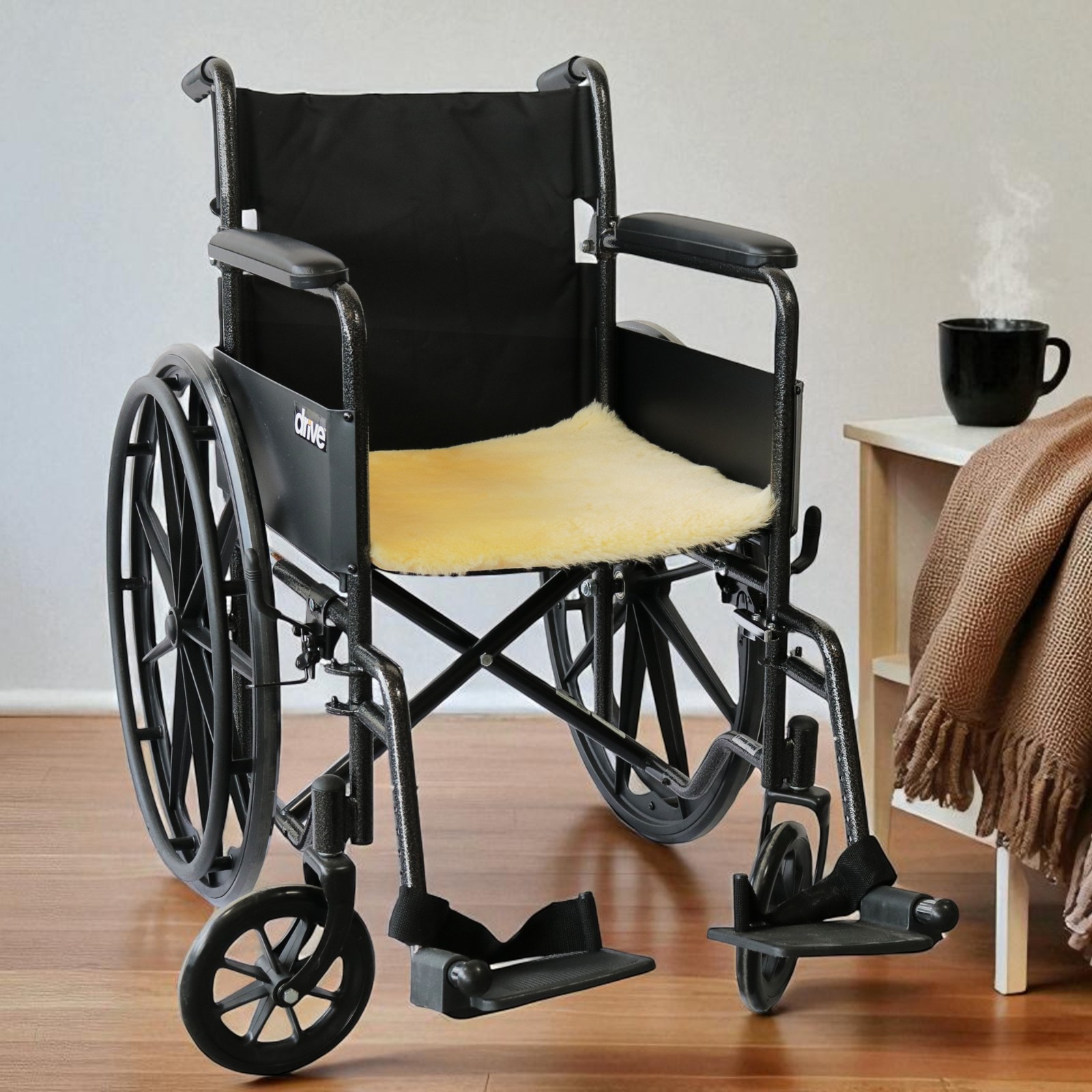 Medical Sheepskin Chair Pad | Sheepskin wheelchair Seat Pad |