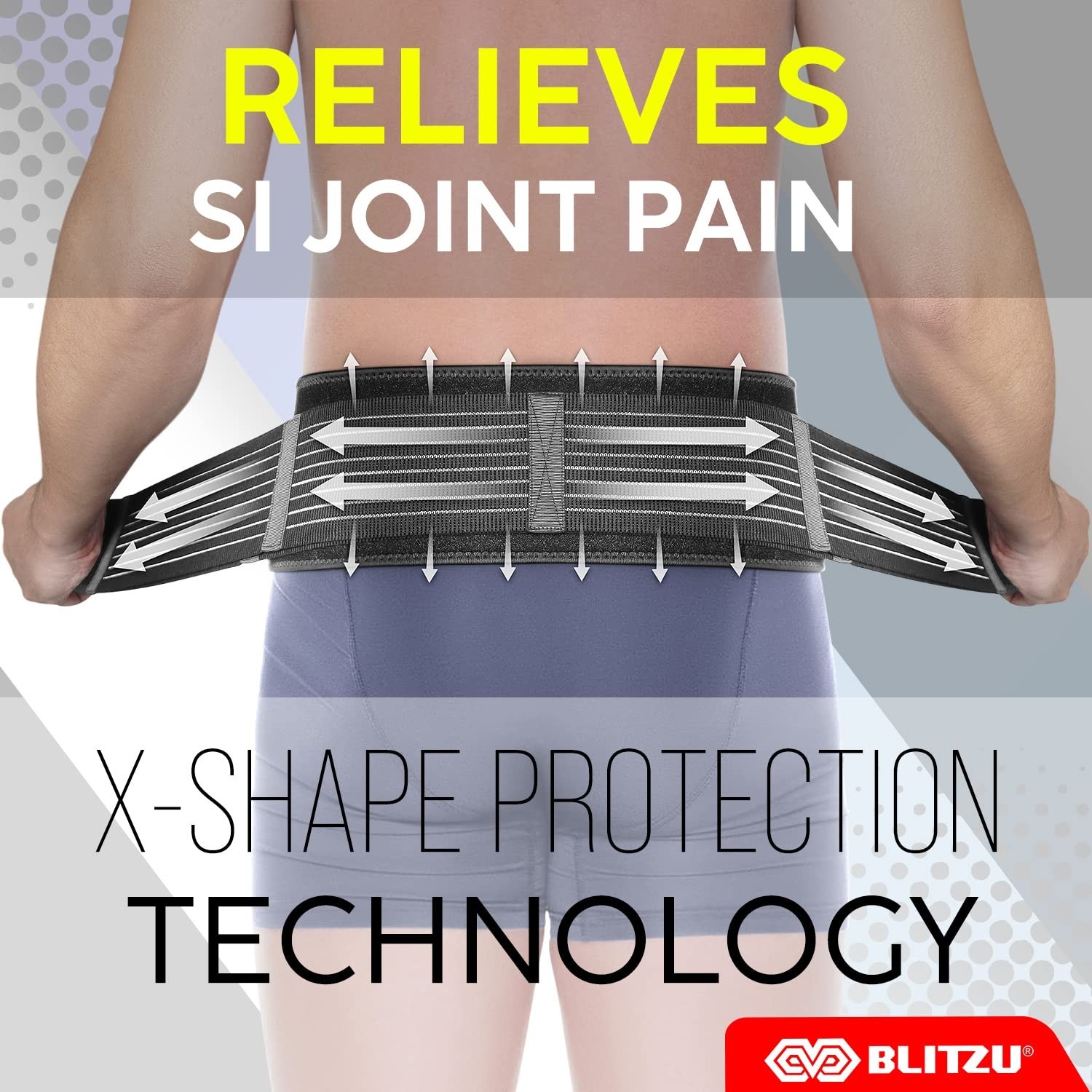 Ergonomic SI Joint Hip Belt for Optimal Comfort & Sciatica Relief – S-M Size