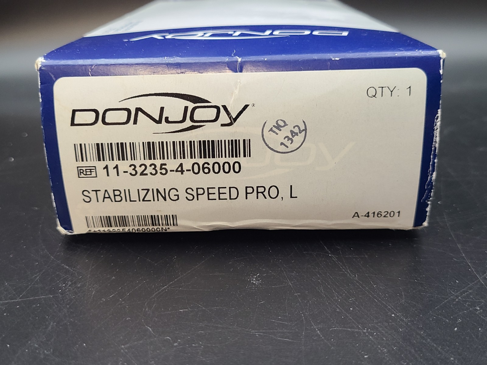 DonJoy Stabilizing Speed Pro Ankle Support Brace Size LARGE Lightweight Black