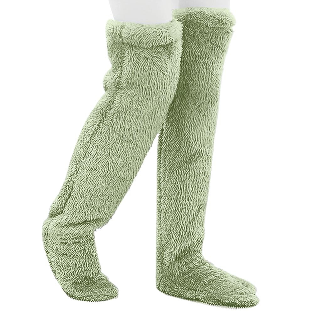 Winter Warm Women Slippers Shoes Thick Home Floor Socks Non Slip Fuzzy Socks]
