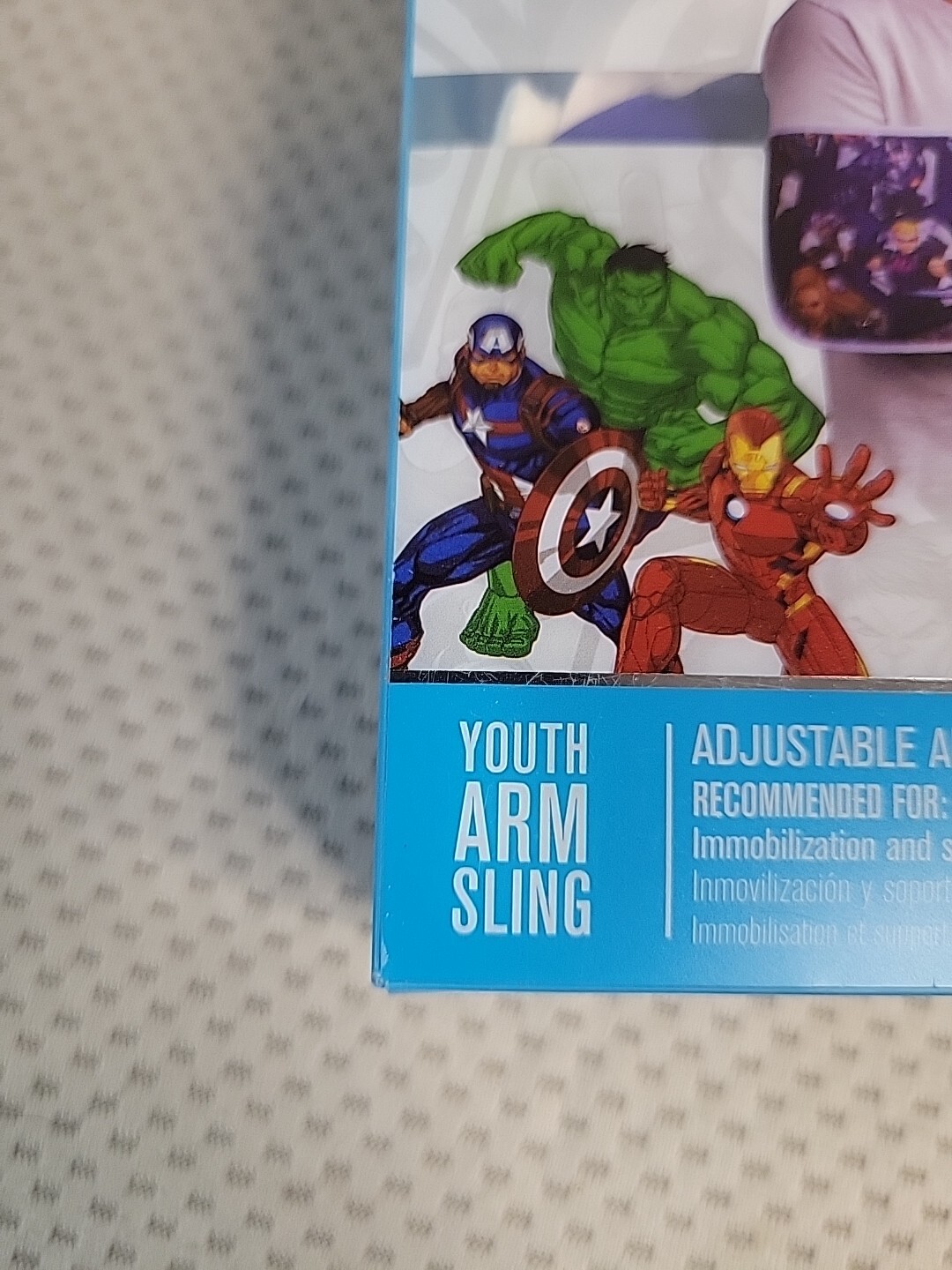 Marvel Superhero-Themed Pediatric Shoulder Arm Sling New
