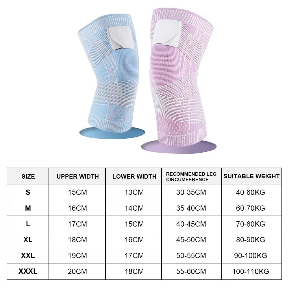 Unisex Sports Knee Support – Elastic, Compression Fit for Basketball, Volleyball