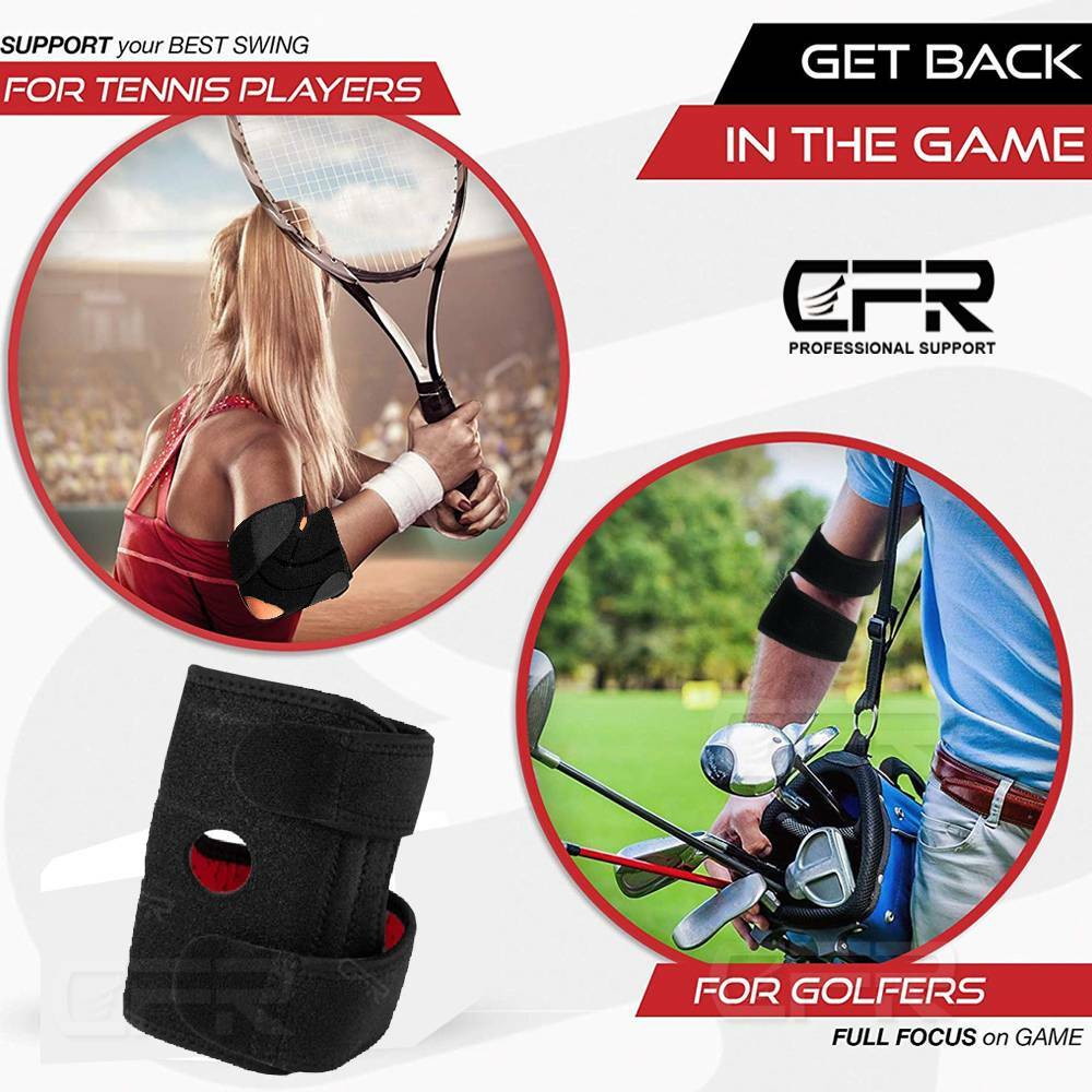 Elbow Brace Compression Support Arthritis Tendonitis Joint Pain Tennis Golfers @