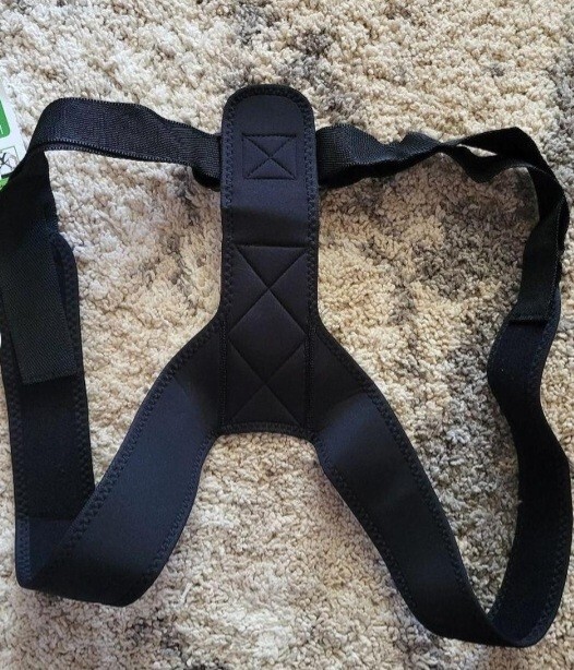 NWT Posture Corrector, black in color