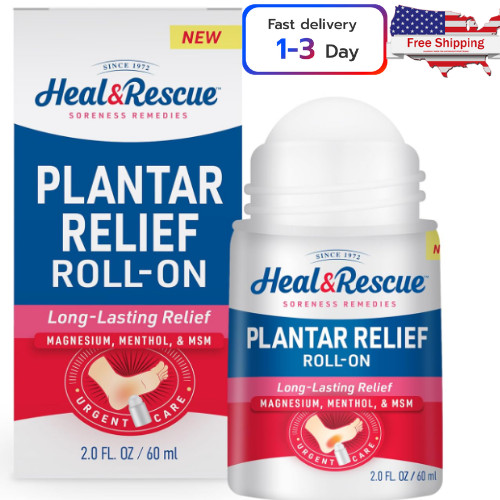 Plantar Fasciitis Relief, Heel Relief Roll- On for Plantar Fasciitis, Heel Relie