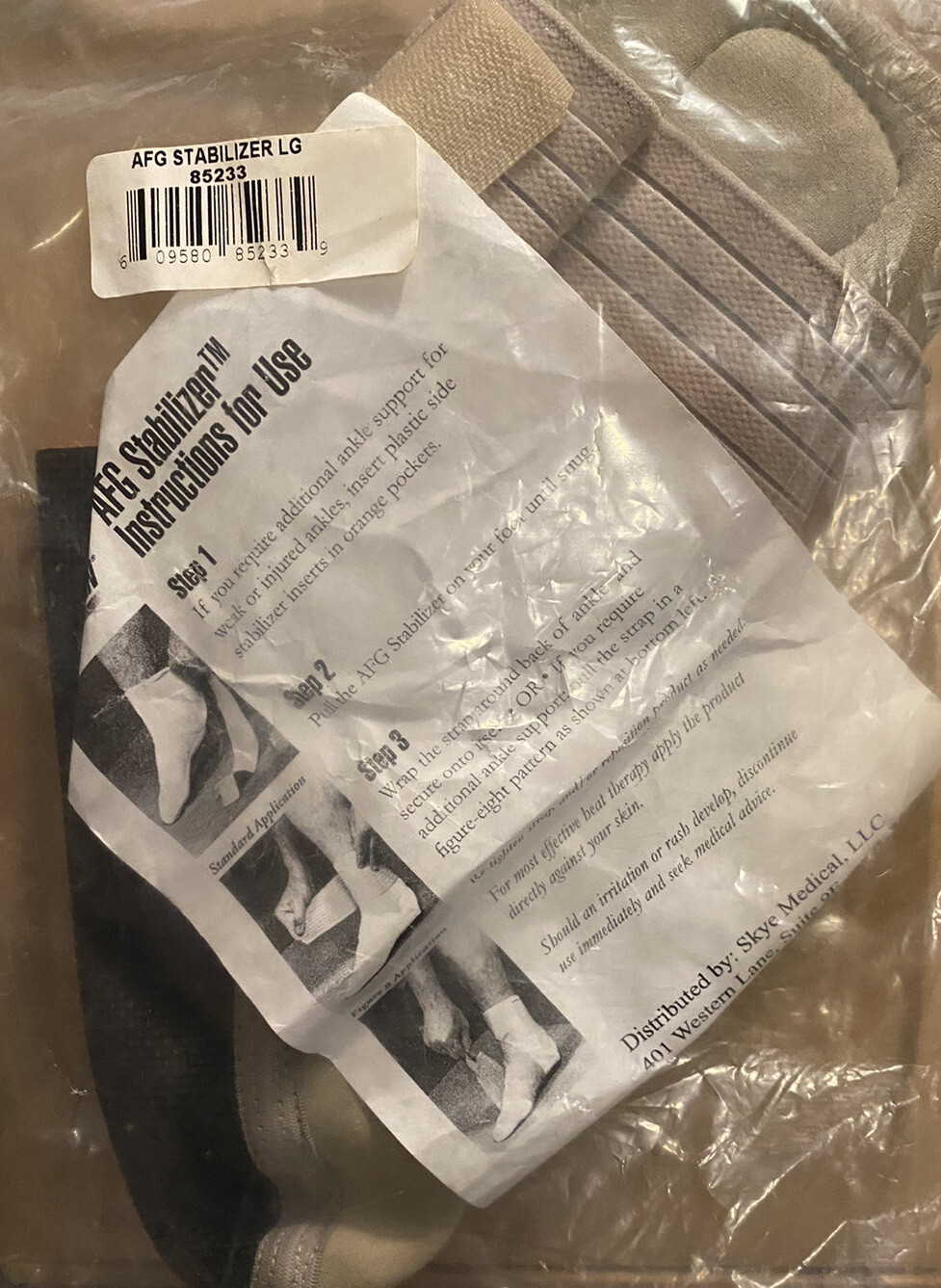 Ankle Support Large Thermoskin AFG Stabilizer Swede-O 85233 1 Each NEW