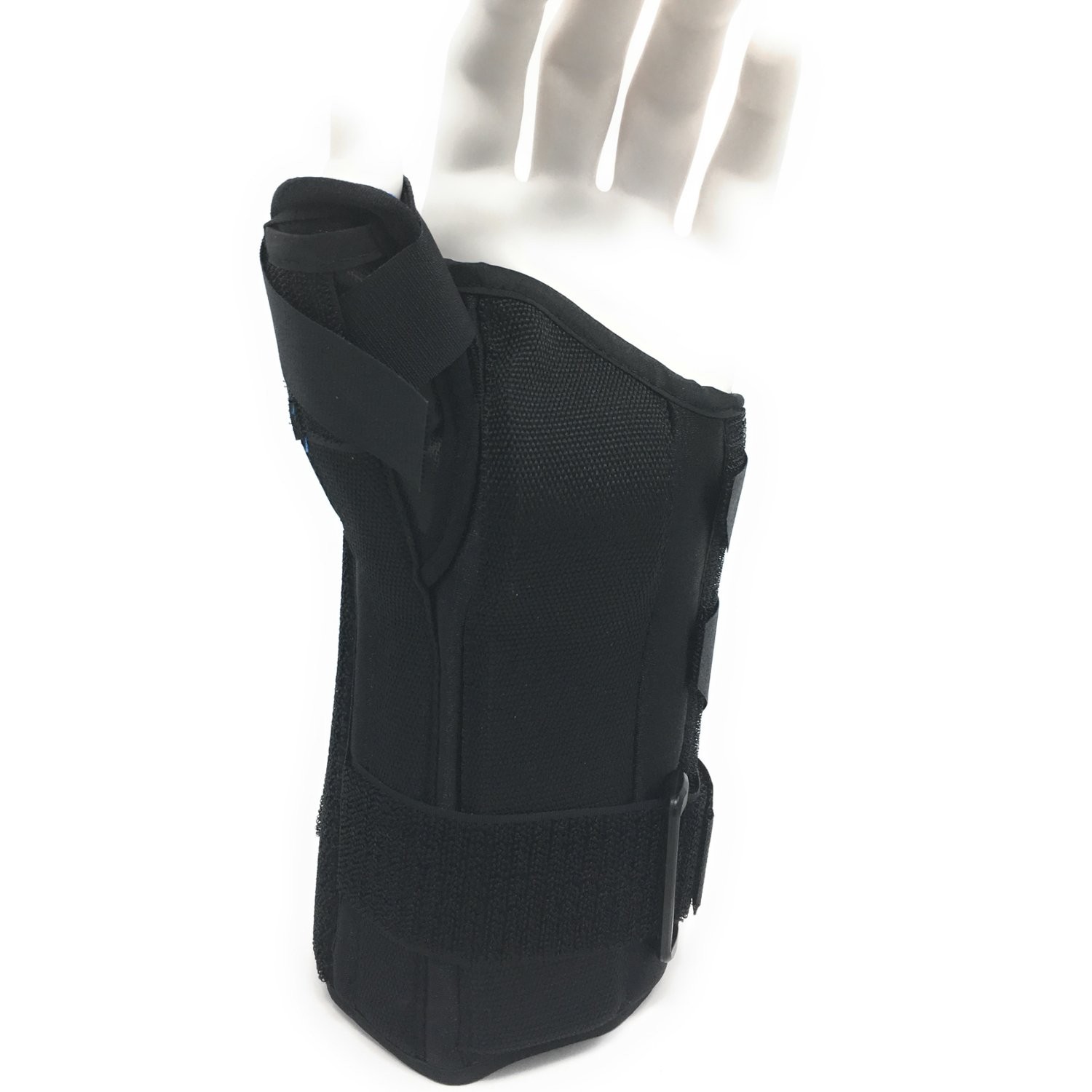 OTC Lightweight Breathable 8 inch Wrist/Thumb Splint/Spica Left X-Small