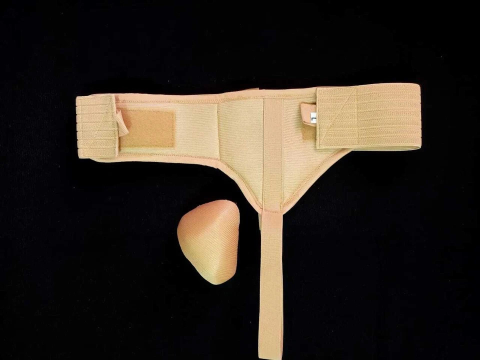 Single Inguinal Hernia Brief Adjustable Hernia Belt with Compression Pad.