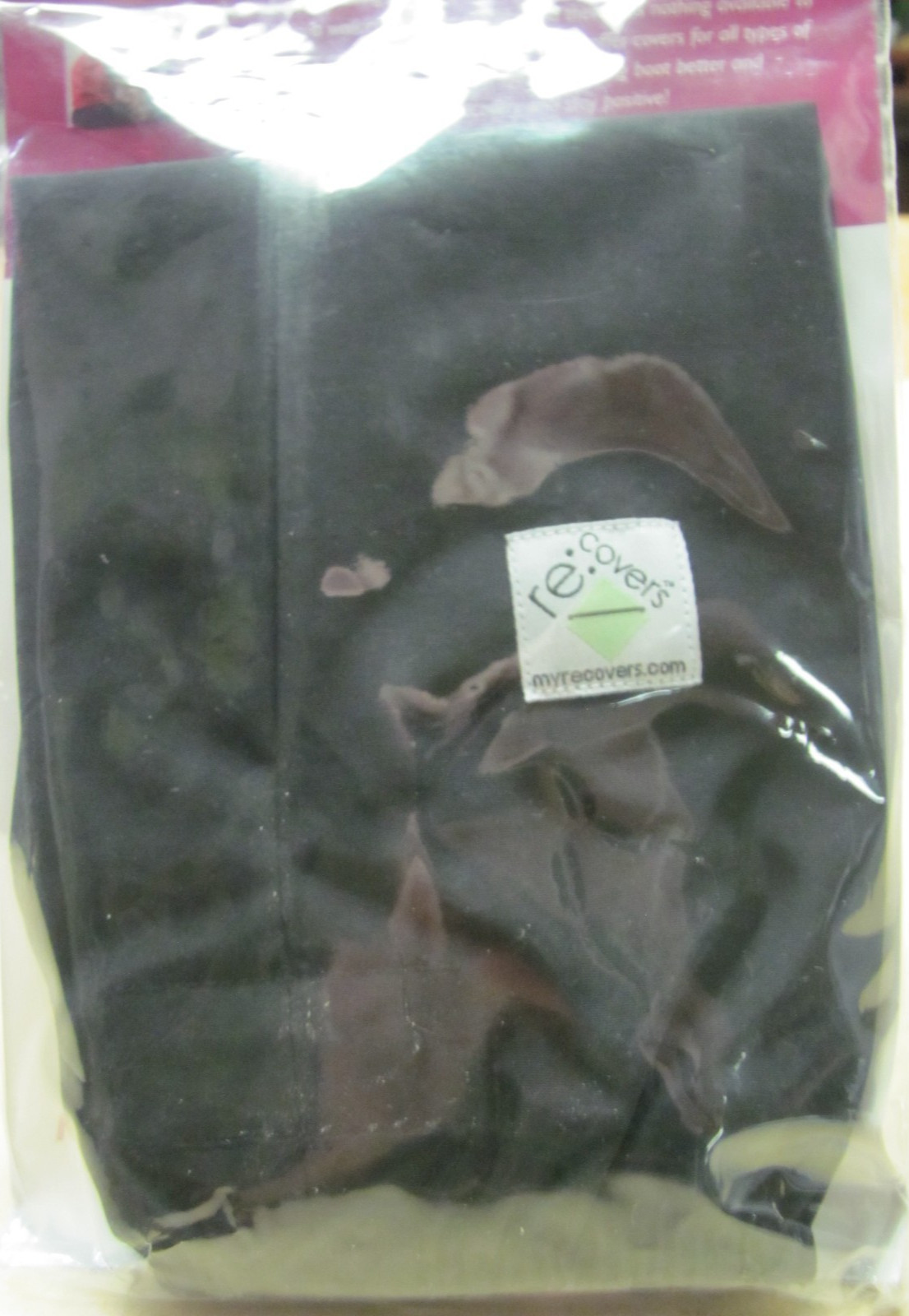 My Recovers Low Black Reusable/Washable Walking Boot Cover – Small (New)