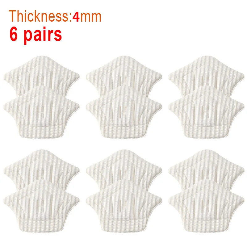 6pairs/12pcs Insoles Patch Heel Pads for Sport Shoes Back Sticker Adjustable Siz