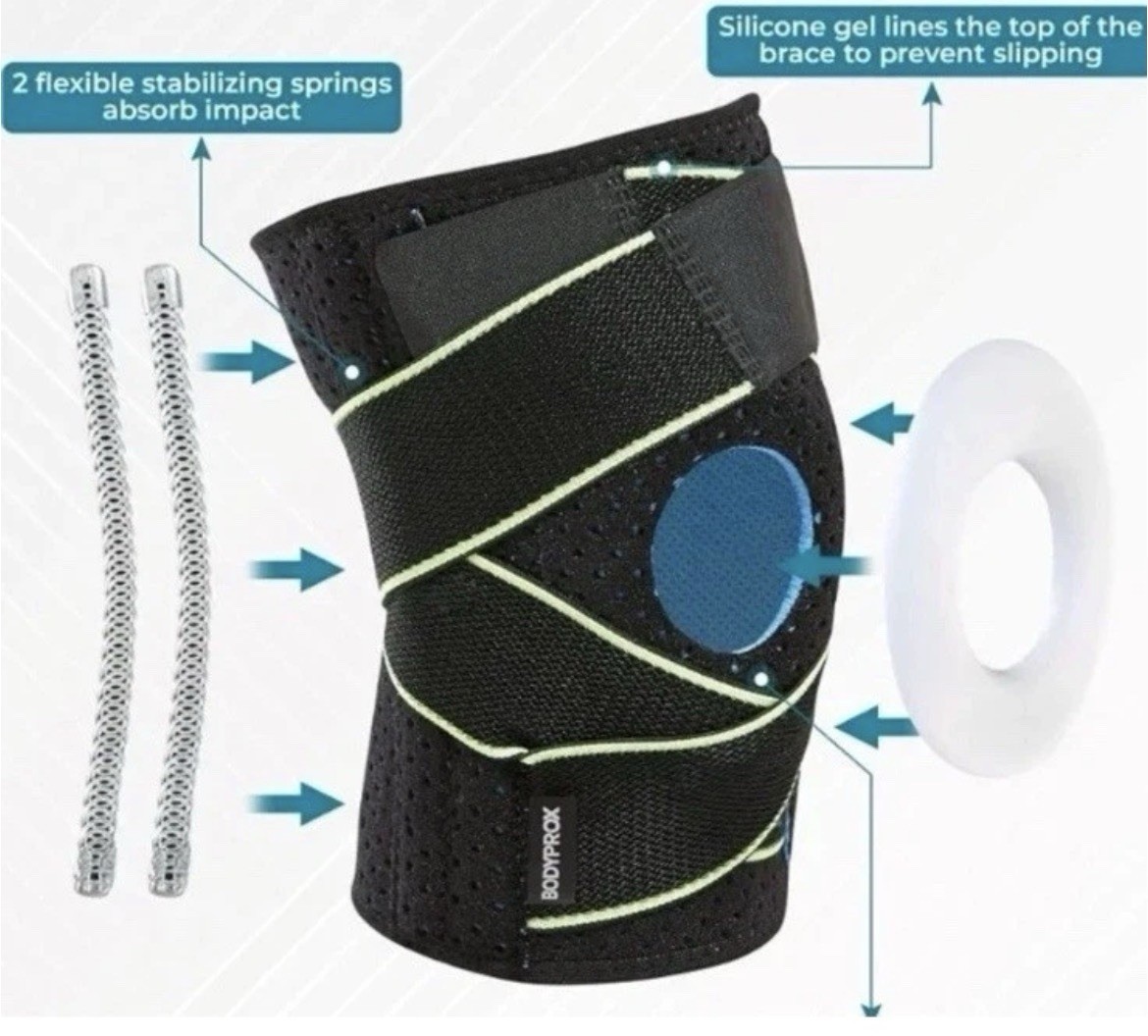 Bodyprox ~ Knee Brace with Side Stabilizers for Knee Support