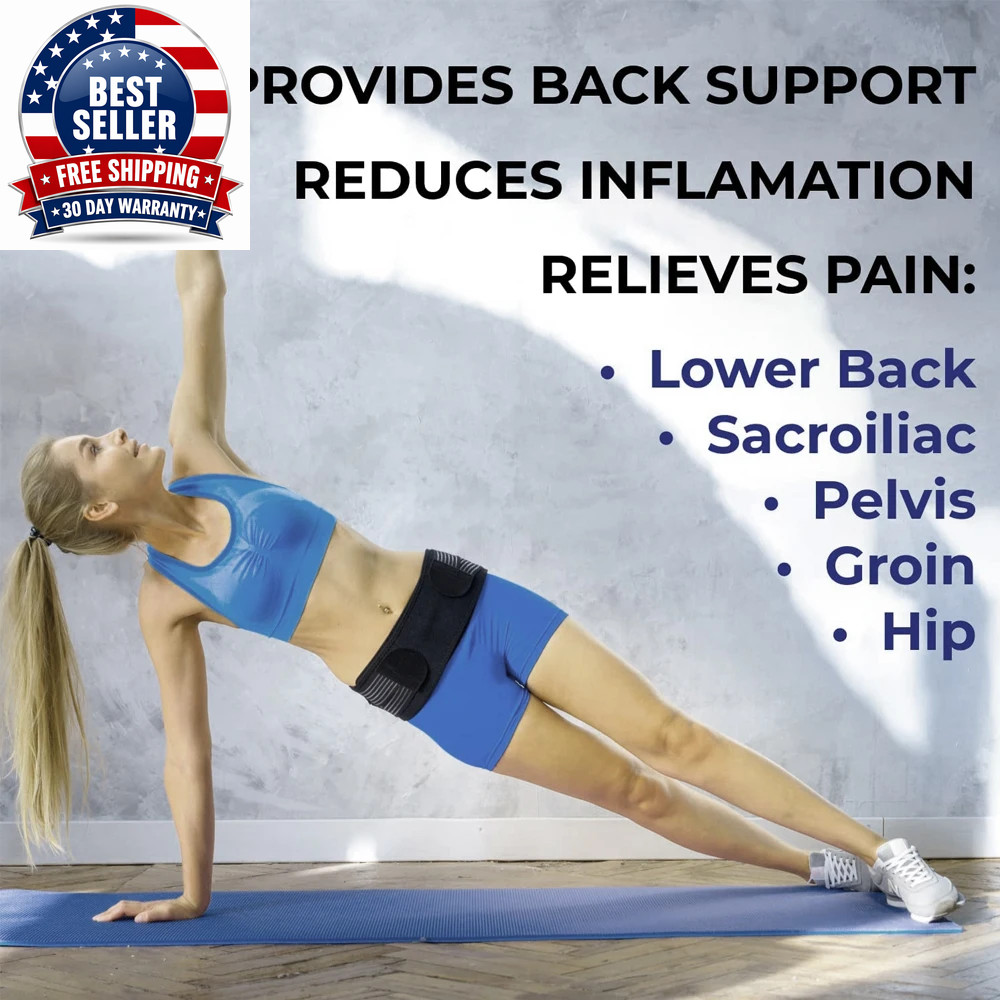 1PC Si Joint Dysfunction Back Brace Trochanteric Belt, Sacroiliac Hip Brace for