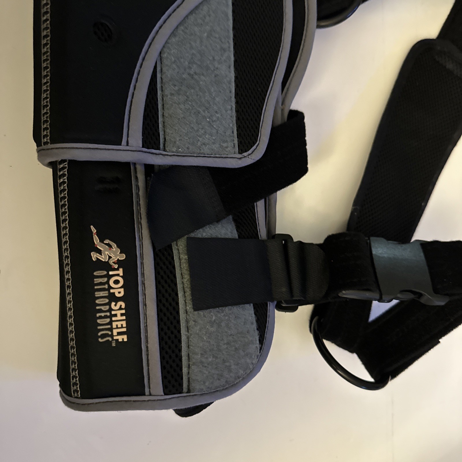 Top Shelf Orthopedics Stable Sling Shoulder Immobilizer Brace Black EUC Q65