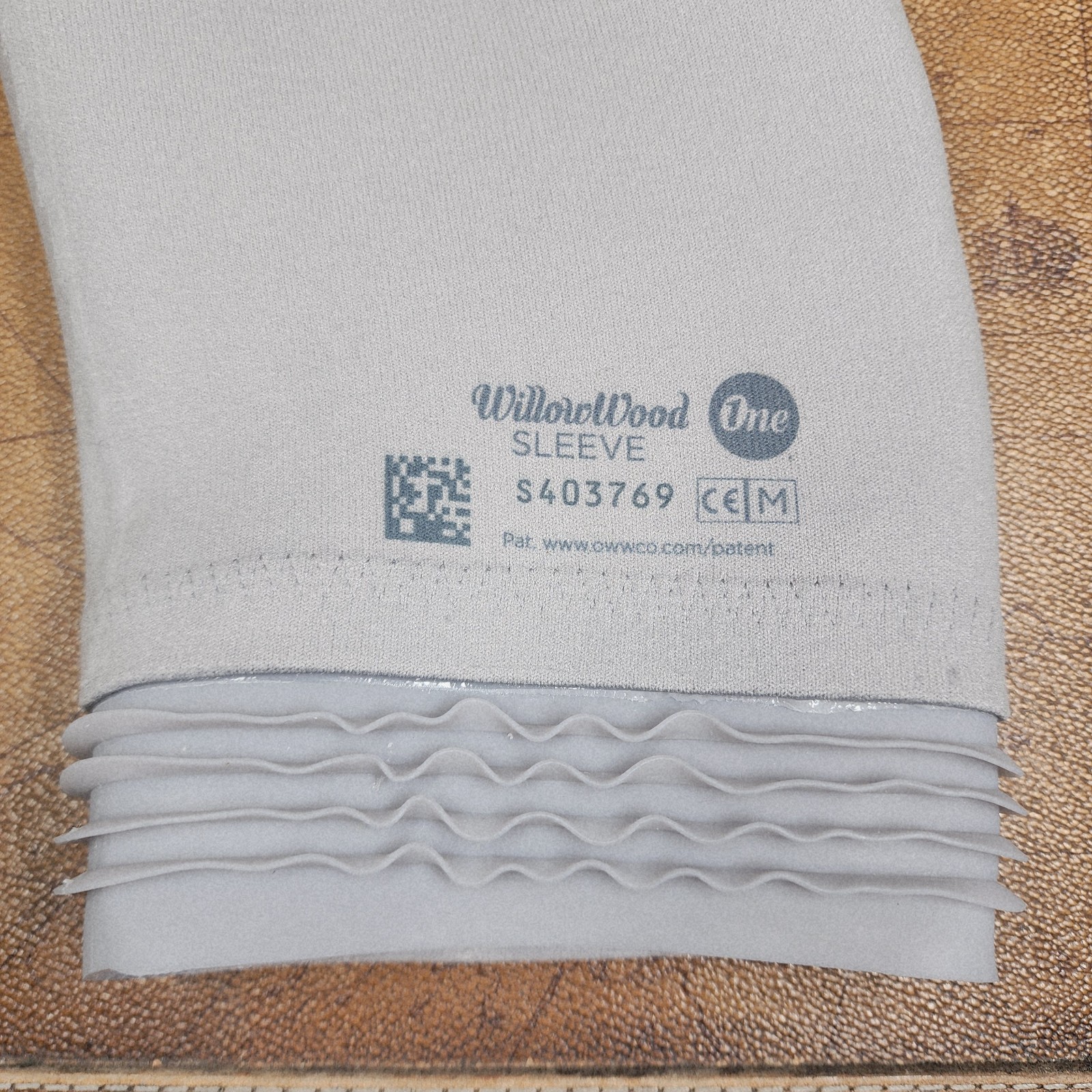 WillowWood One TT Sleeve Compression Leg Sleeve Size M Gray S403769