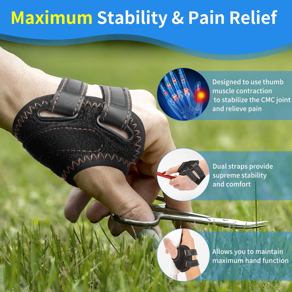 Fortemotus CMC Thumb Brace for Osteoarthritis CMC Joint Pain Wrist Stabilizes