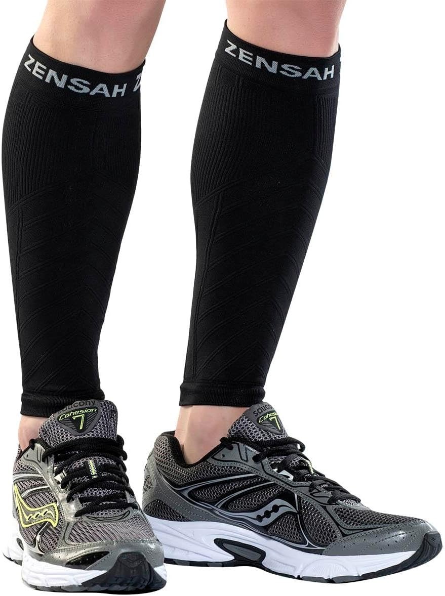 Luxury Compression Sleeve for Athletes – Targeted Shin Splint Relief & Recovery