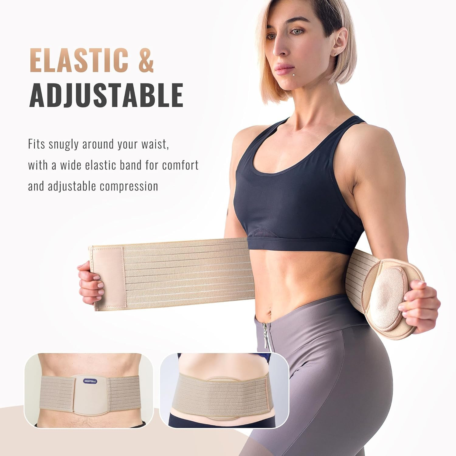Umbilical Hernia Belt | Abdominal Hernia Belt for Men & Women | Belly Button Umb