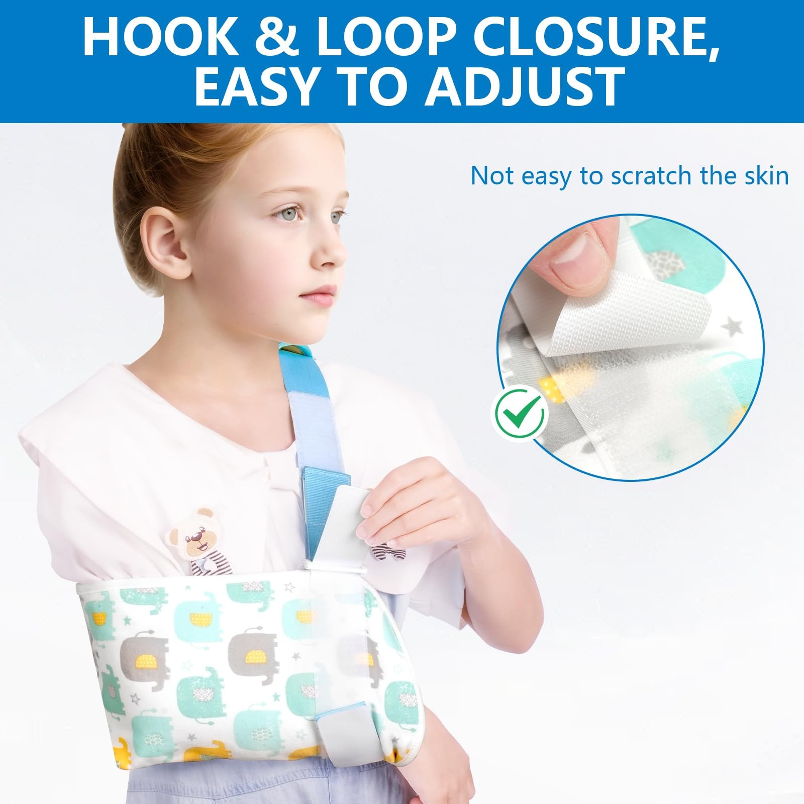 Kids Arm Sling Shoulder Immobilizer Suitable for Children with Shoulder Arm W…