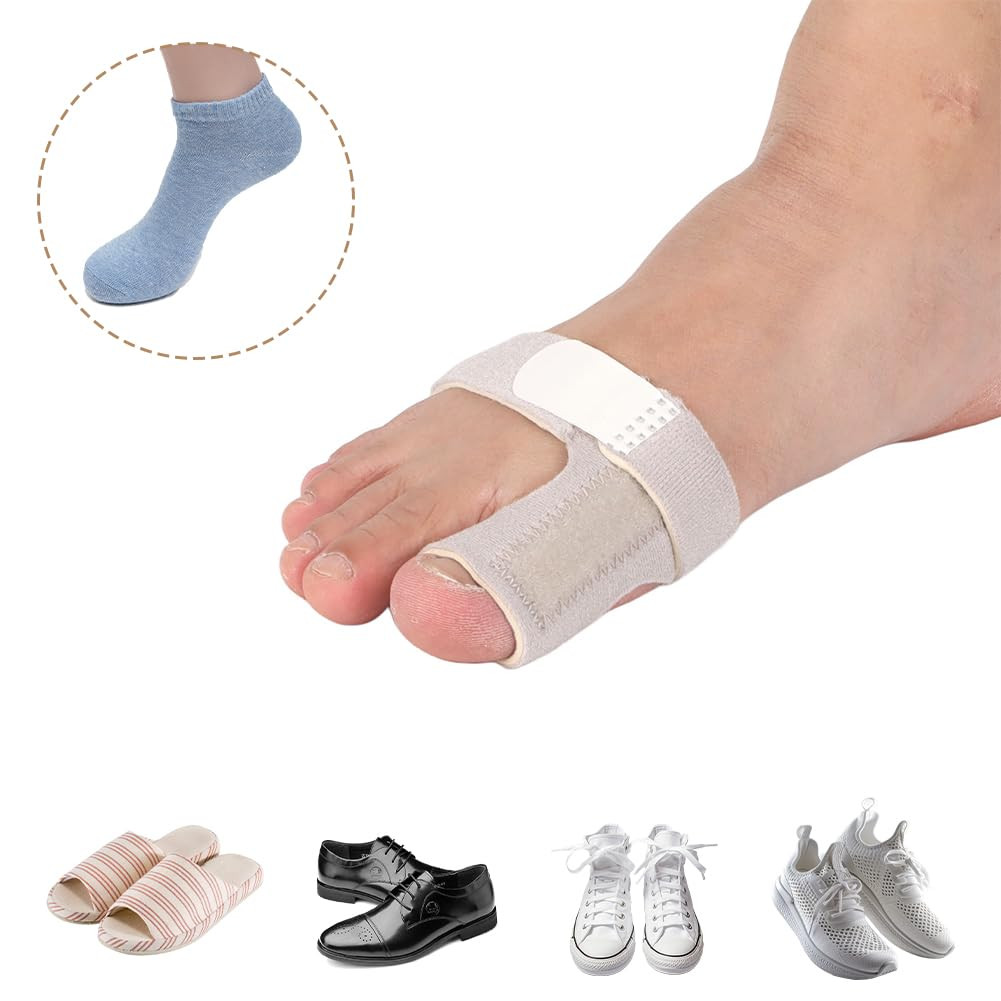 Joyzan Toe Brace Splint, Adjustable Orthopedic Big Toe Straightener Support | Fr