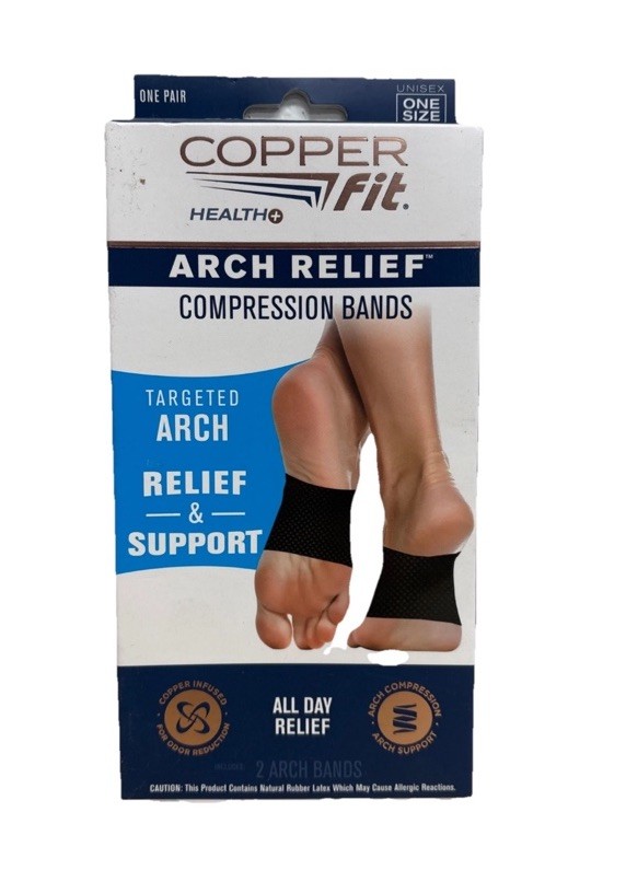 Copper Fit Health + Arch Relief Compression Bands