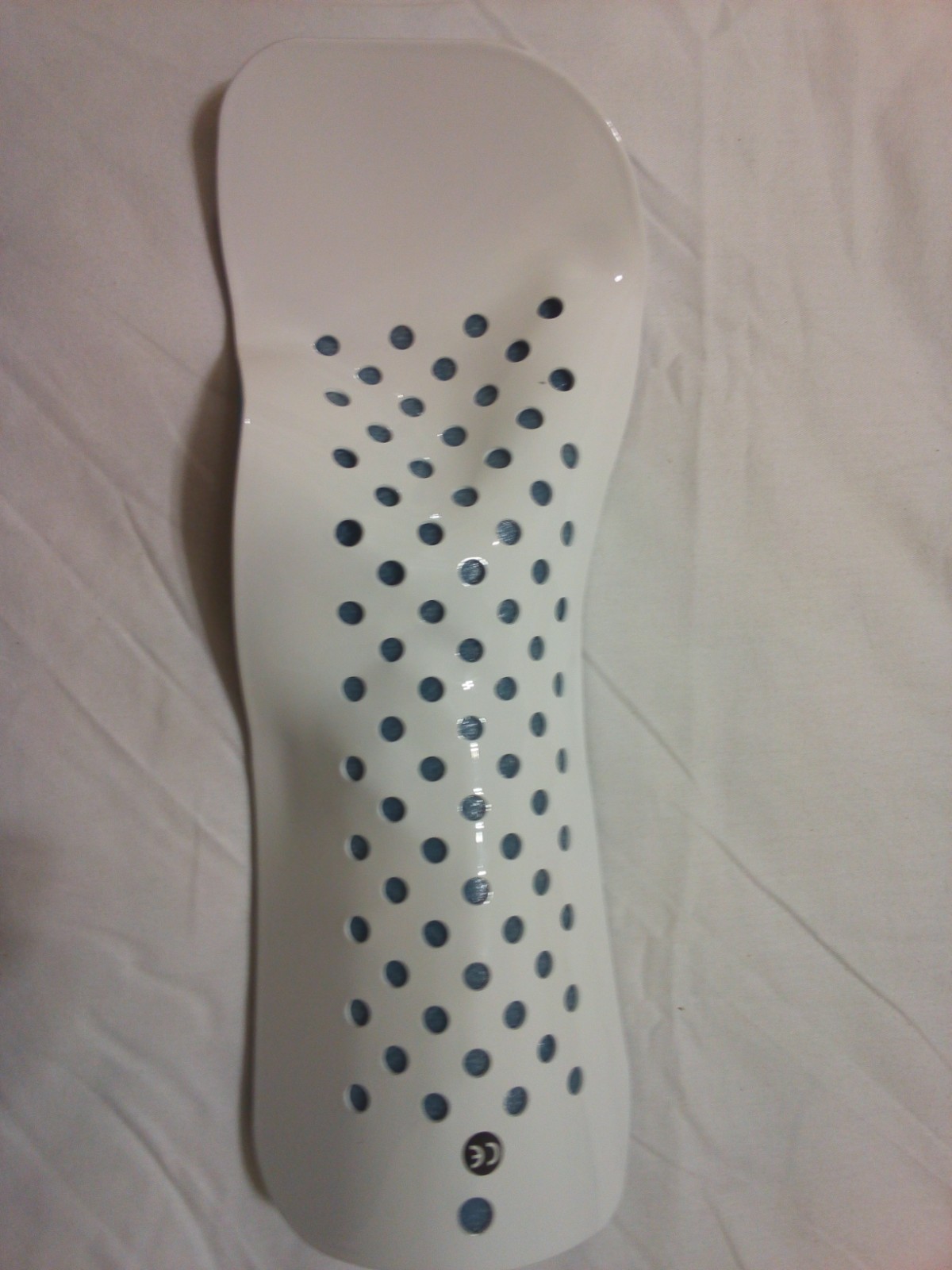 Splint Adult Wrist / Forearm / Hand Plastic White Large Right Blue Foam Cushion