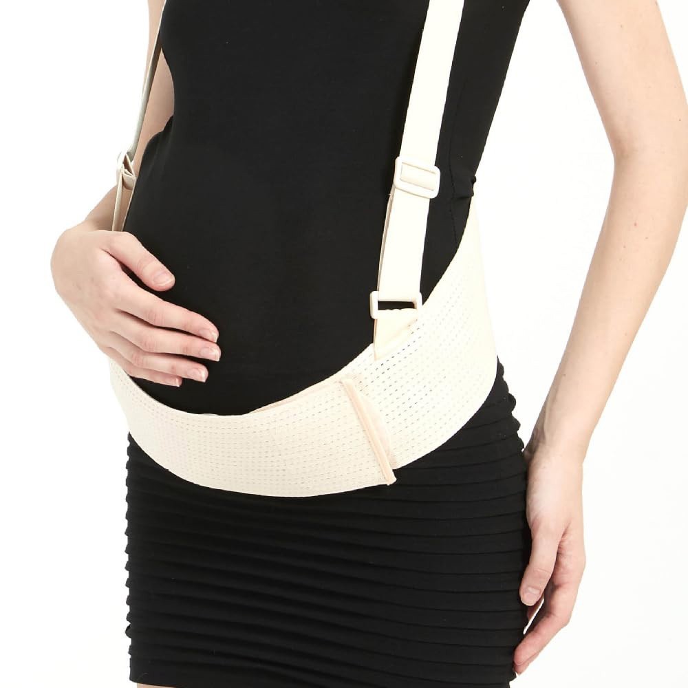 Adjustable Shoulder Strap Maternity Support Belt, Breathable Pregnancy Abdominal