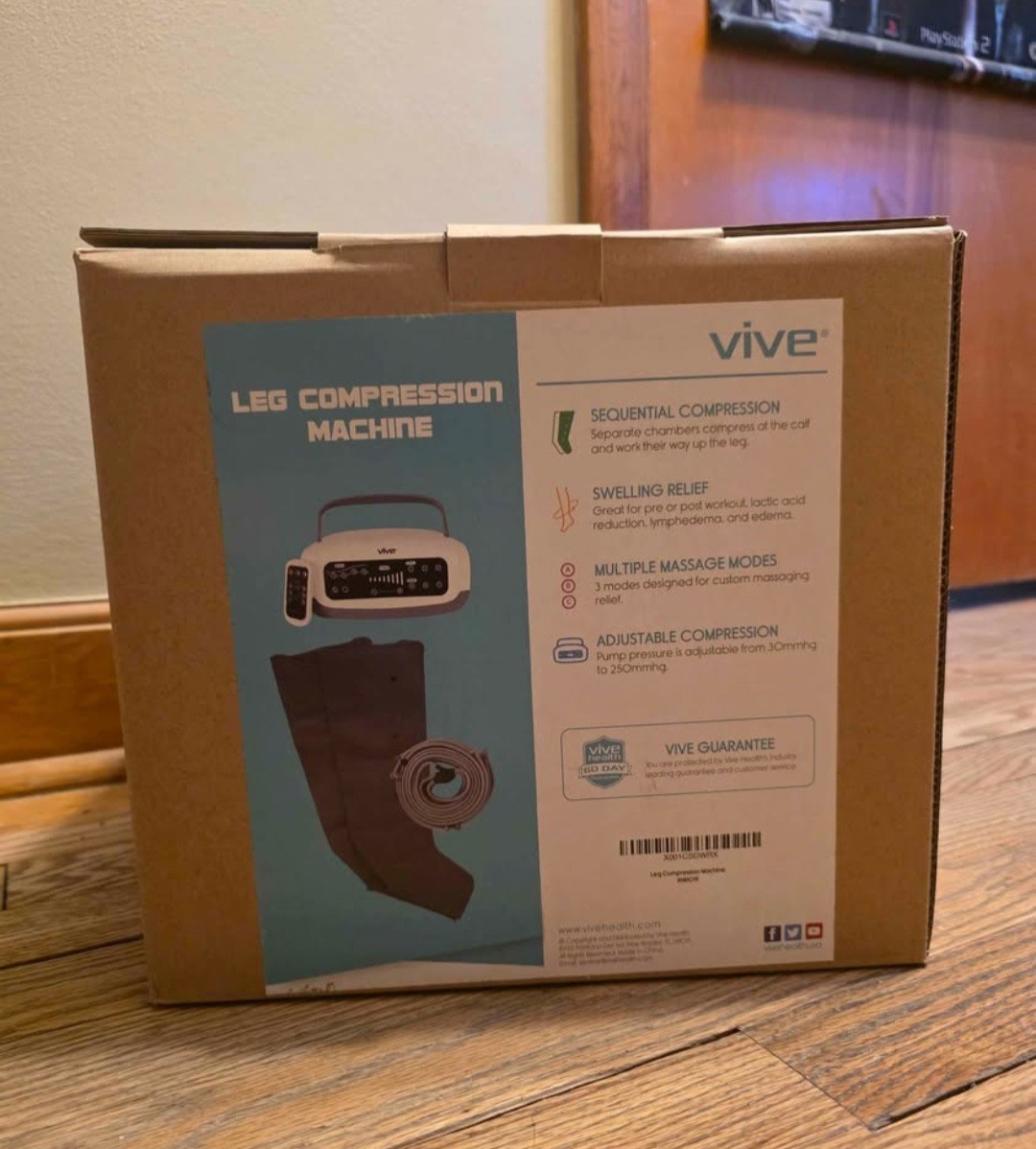Vive Health Leg Compression Machine (Model RHB1019).