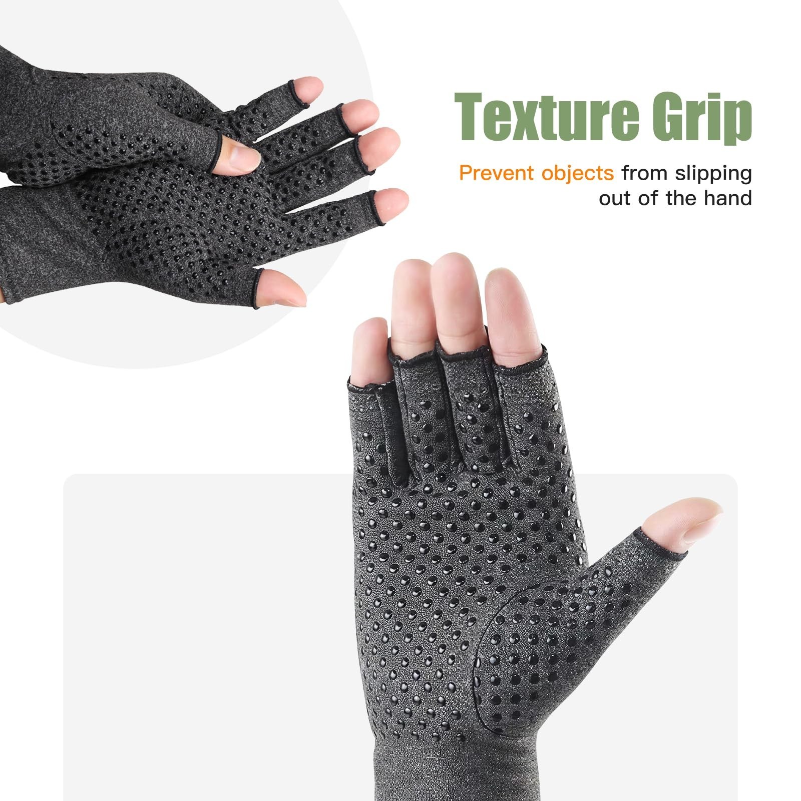 Premium Bamboo Arthritis Compression Gloves – 1 Pair, Pain Relief & Comfort