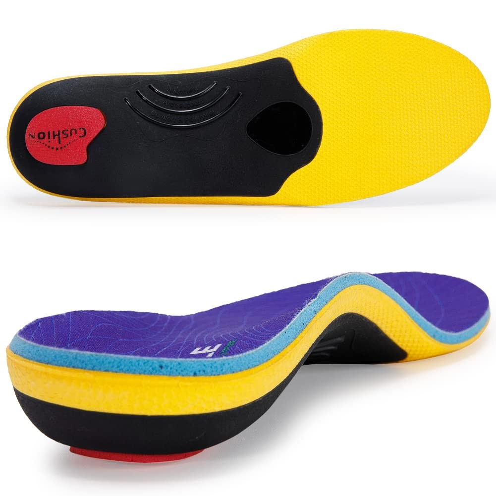 VALSOLE Heavy Duty Support Pain Relief Orthotics – 220+ lbs Plantar Fasciitis Hi
