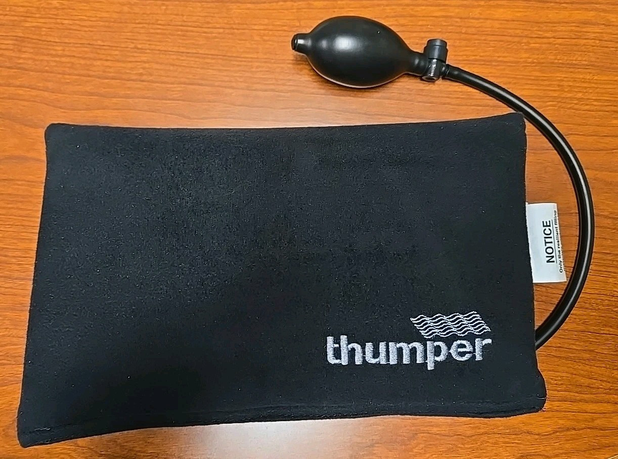 Thumper Companion, Neck And Back Support With Adjustable Air Pump
