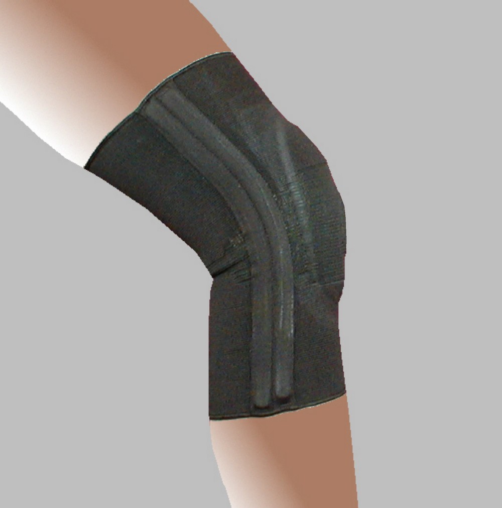 Alpha Medical Dual Spiral Stay Knee Brace with Visco Patella Support