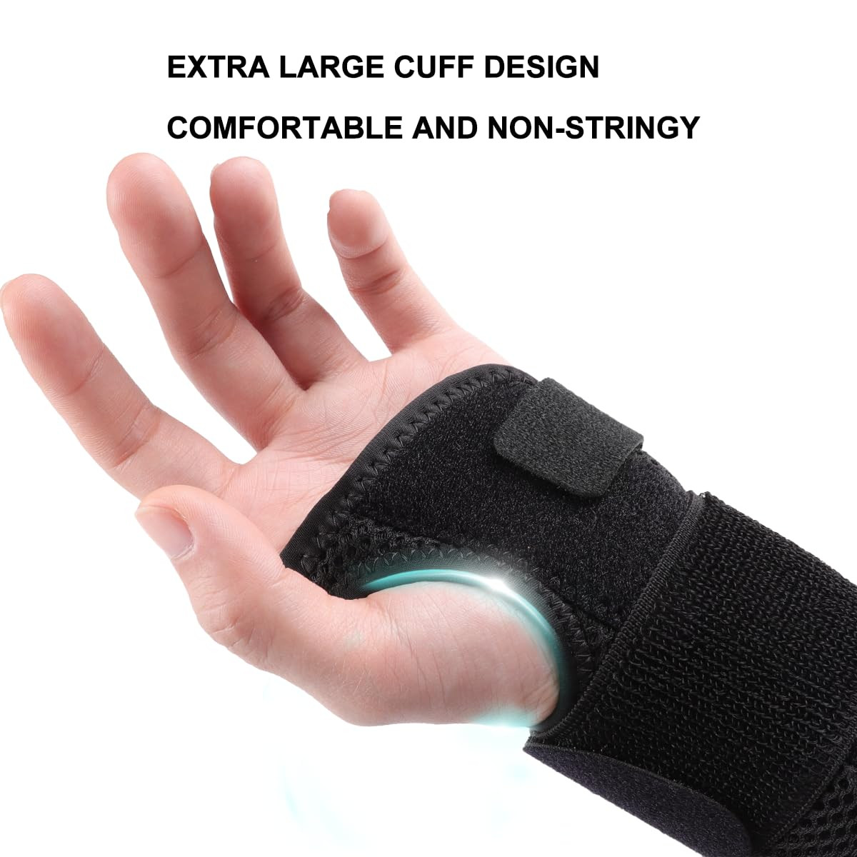 Carpal Tunnel Wrist Brace Night Support with Splints Right Hand, Hand Brace for