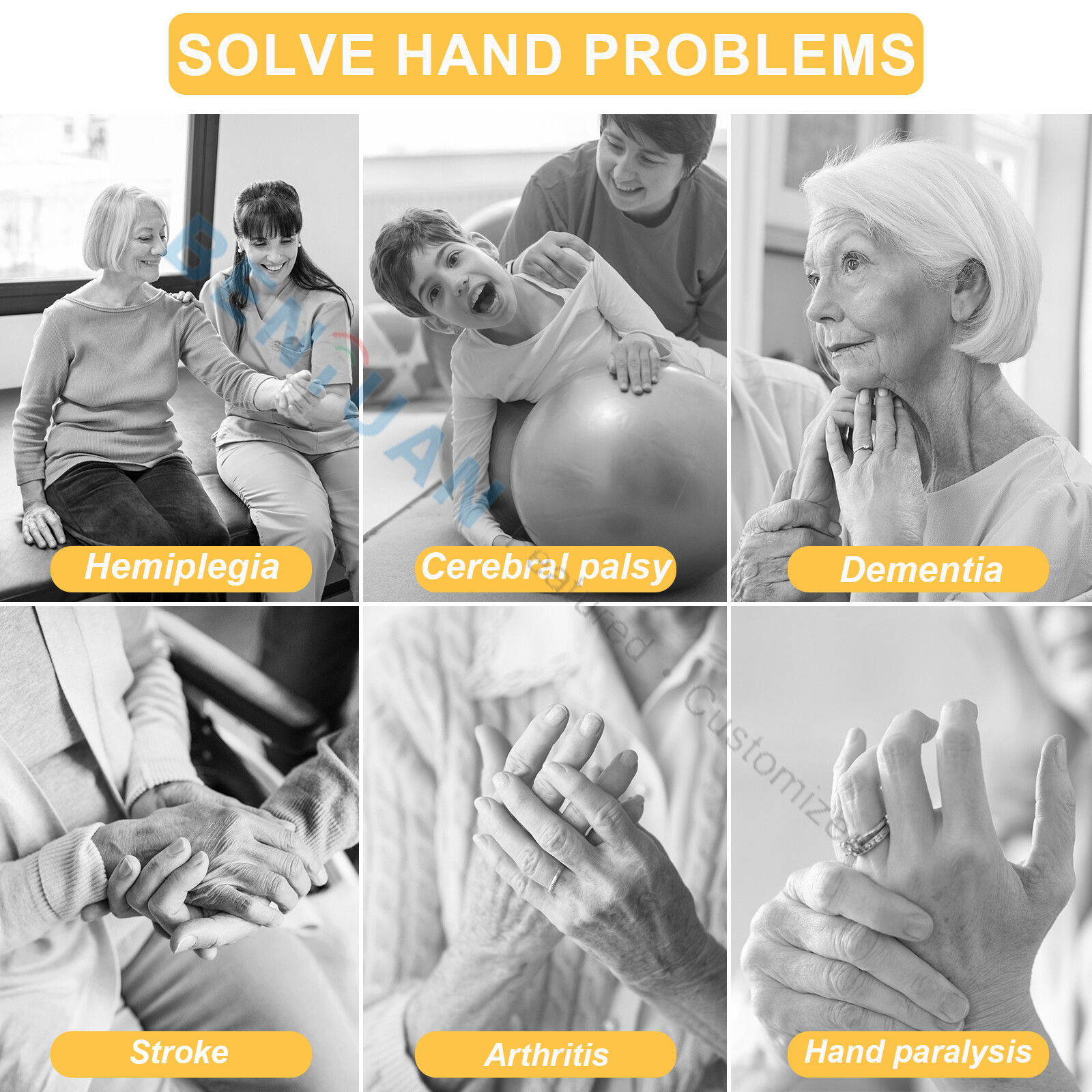Hand Robotic Glove Hand Function Rehabilitation Training Device For Finger Rehab