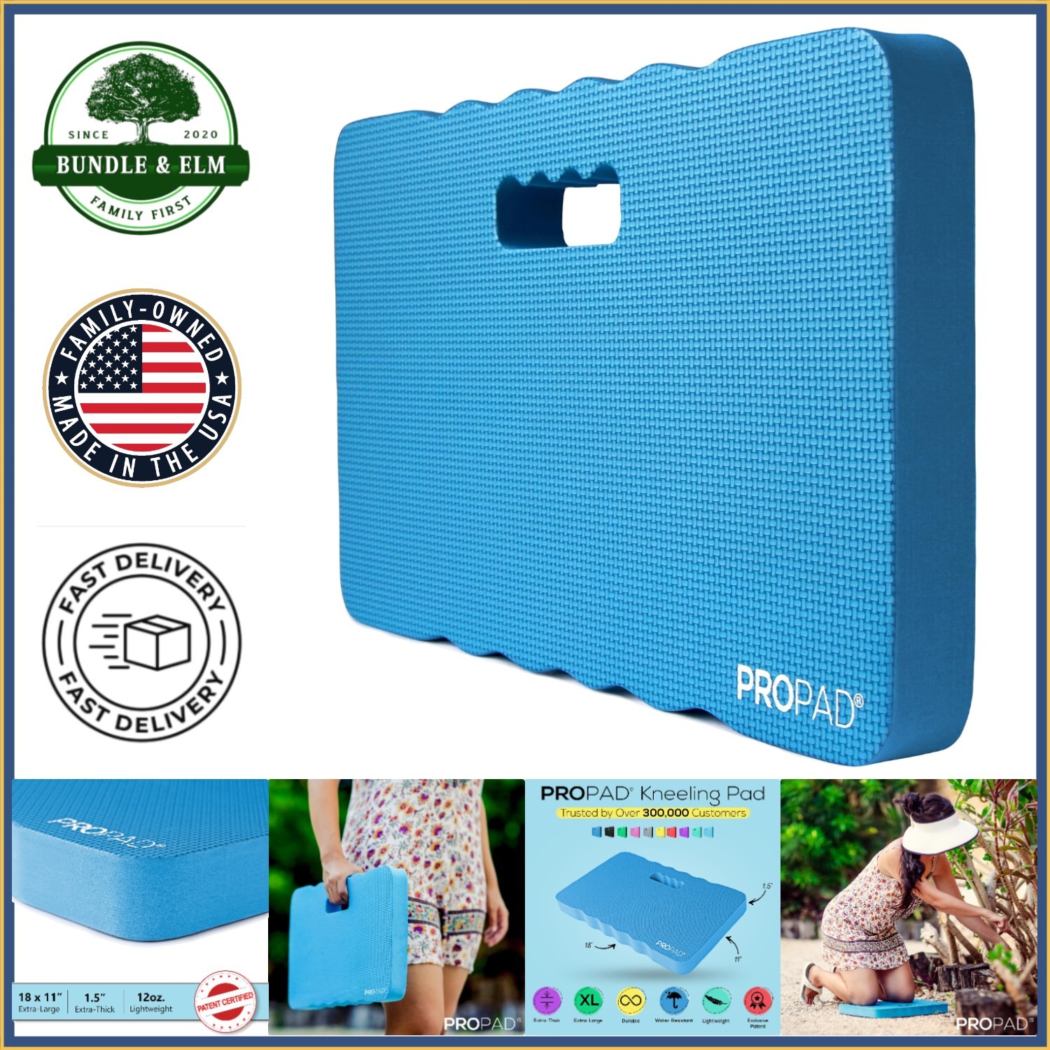 Versatile Extra Thick Kneeling Pad, Ideal for Exercise and Home Installations