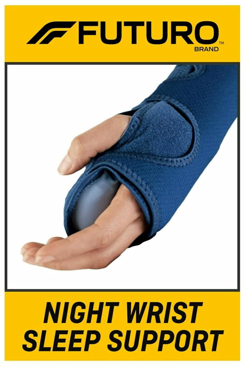 FUTURO Night Wrist Support, Left or Right, Adjustable, Helps Provide Nighttime R