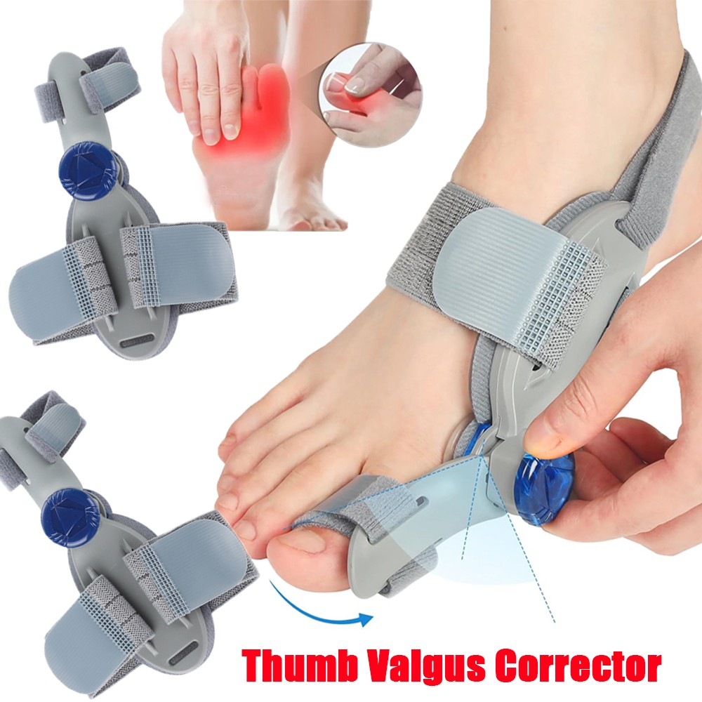 2Pcs Big Toe Bunion Corrector Splint Straightener Foot Pain Relief Hallux Valgus