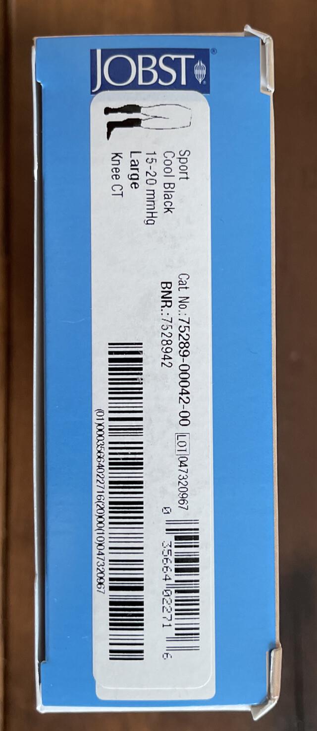 JOBST Sport Knee High 15-20 mmHg Closed Toe New Medical Compression Socks￼