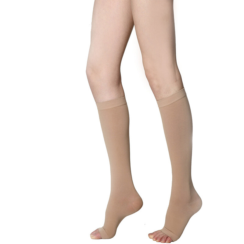 Medical Compression Socks Knee High Flight Travel Flight Anti-Fatigue 20-30 mmHg