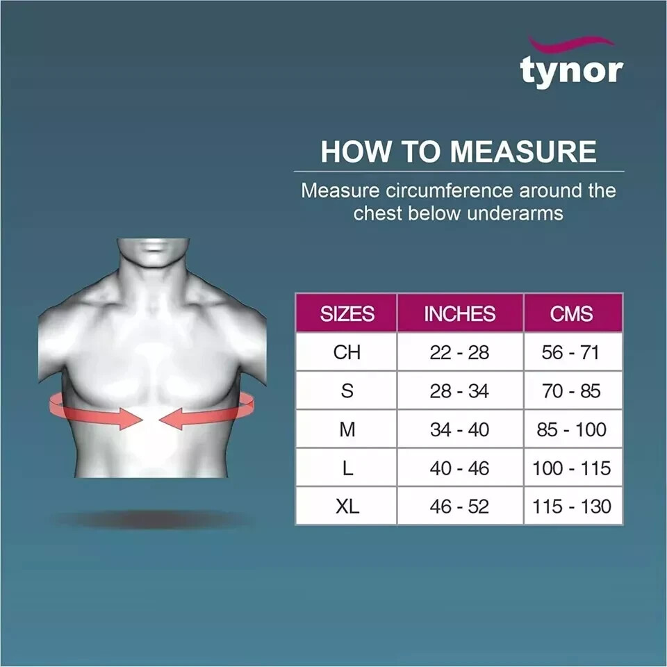 Tynor Posture Corrector Brace Back Spinal Support & Adjustable Gray Taylor Brace