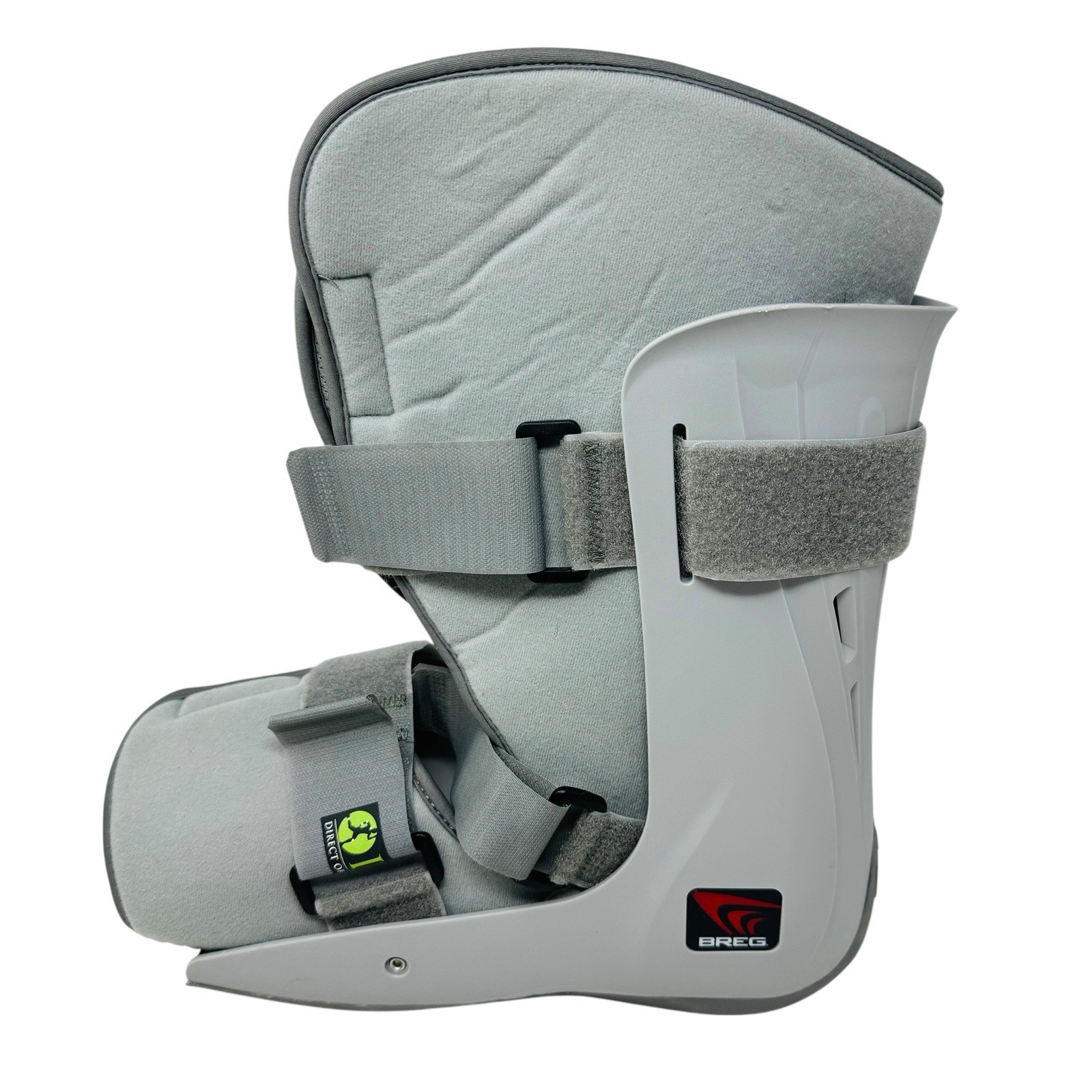 Breg Genesis Mid-Calf Full Shell Walker Size L BL525007 Gray 3 Strap