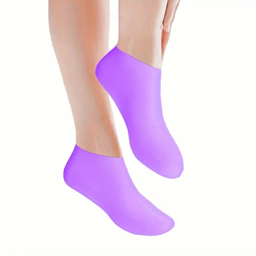 A pair of silicone foot care socks, women’s moisturizing and anti-cracking foot