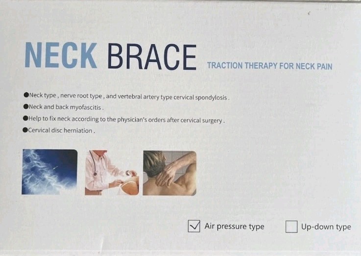 Cervical Neck brace Traction Device Pain Relief with Electric Air Pump