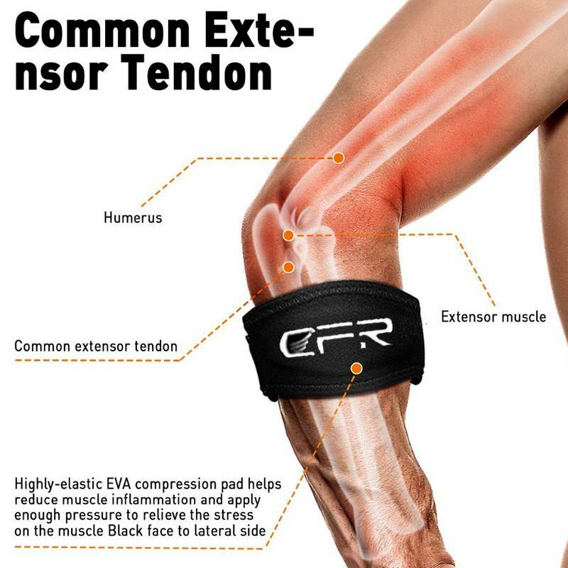 Tennis Elbow Brace Support Arthritis Tendonitis Golfer Arm Joint Pain Pad Strap
