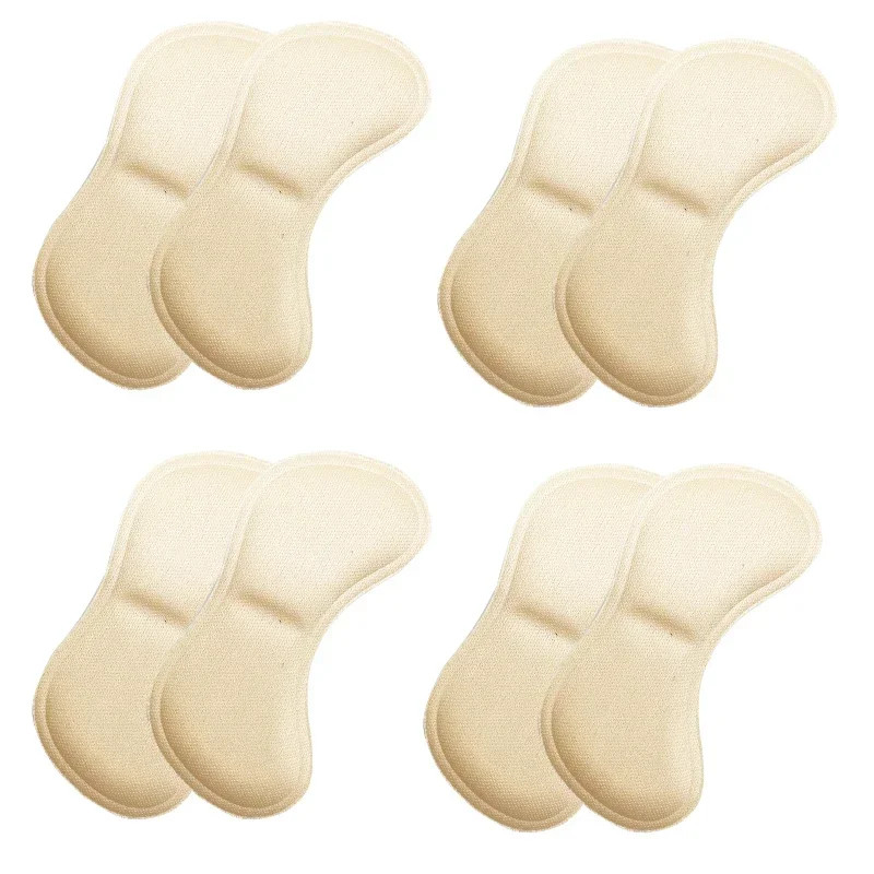 4 Pairs Heel Insoles Pads Patch Pain Relief Anti-wear Cushion Feet Care Heel Pro