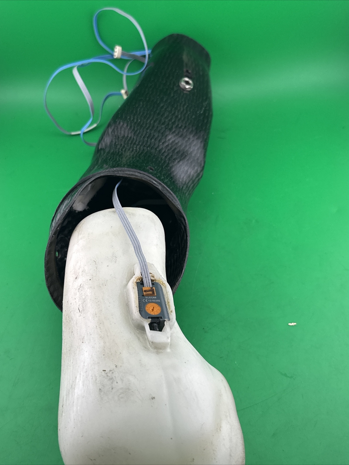 Below Elbow Prosthetic Socket W/ electrodes And Batteries No Charger/wrist Unit