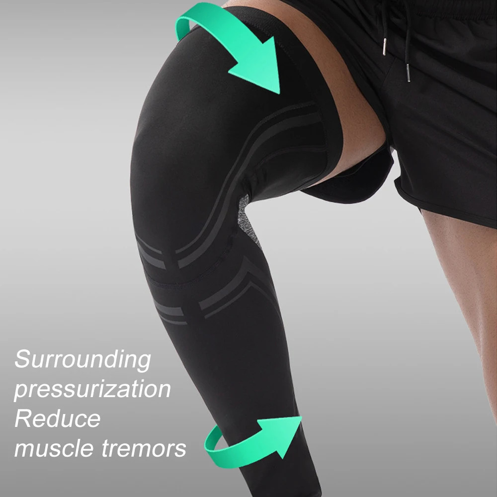 2PCS Sports Compression Long Leg Sleeves for Running Basketball Football Cycling