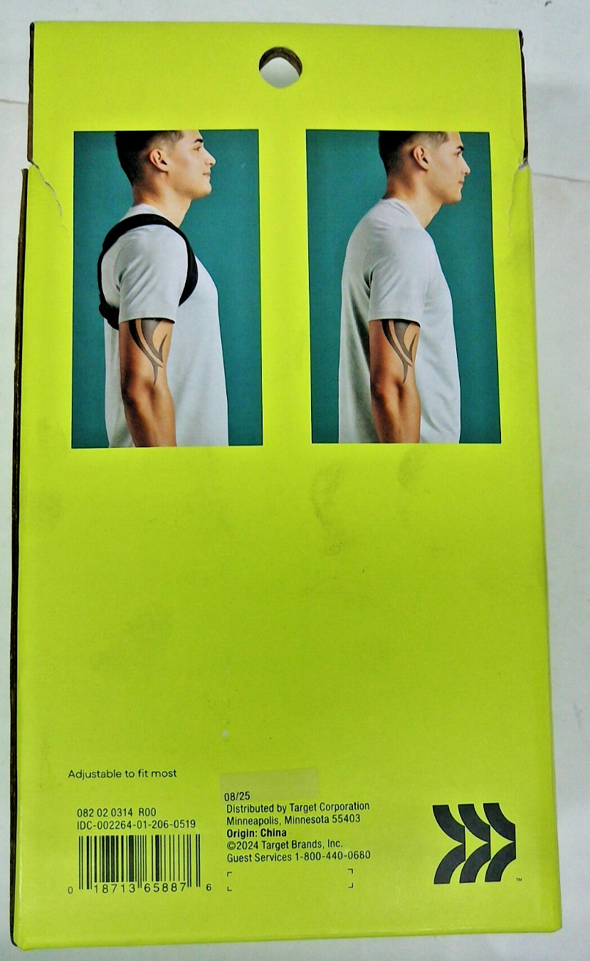 All In Motion Posture Corrector – Adjustable Nylon Back Support