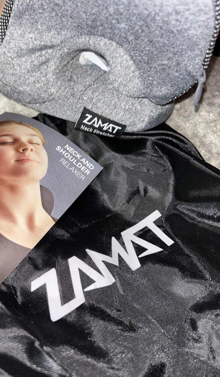 ZAMAT Neck and Shoulder Pillow Relaxer with Magnetic Therapy Pillowcase