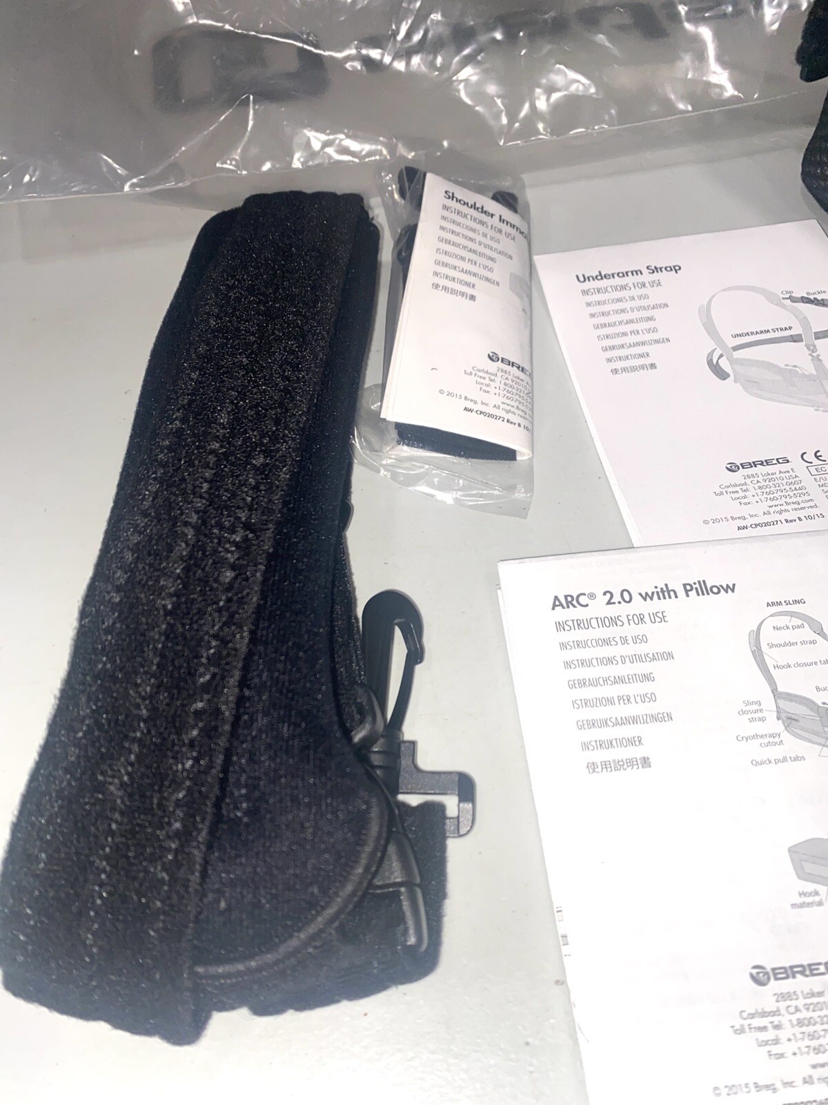 Breg ARC 2.0 Shoulder Sling with Pillow