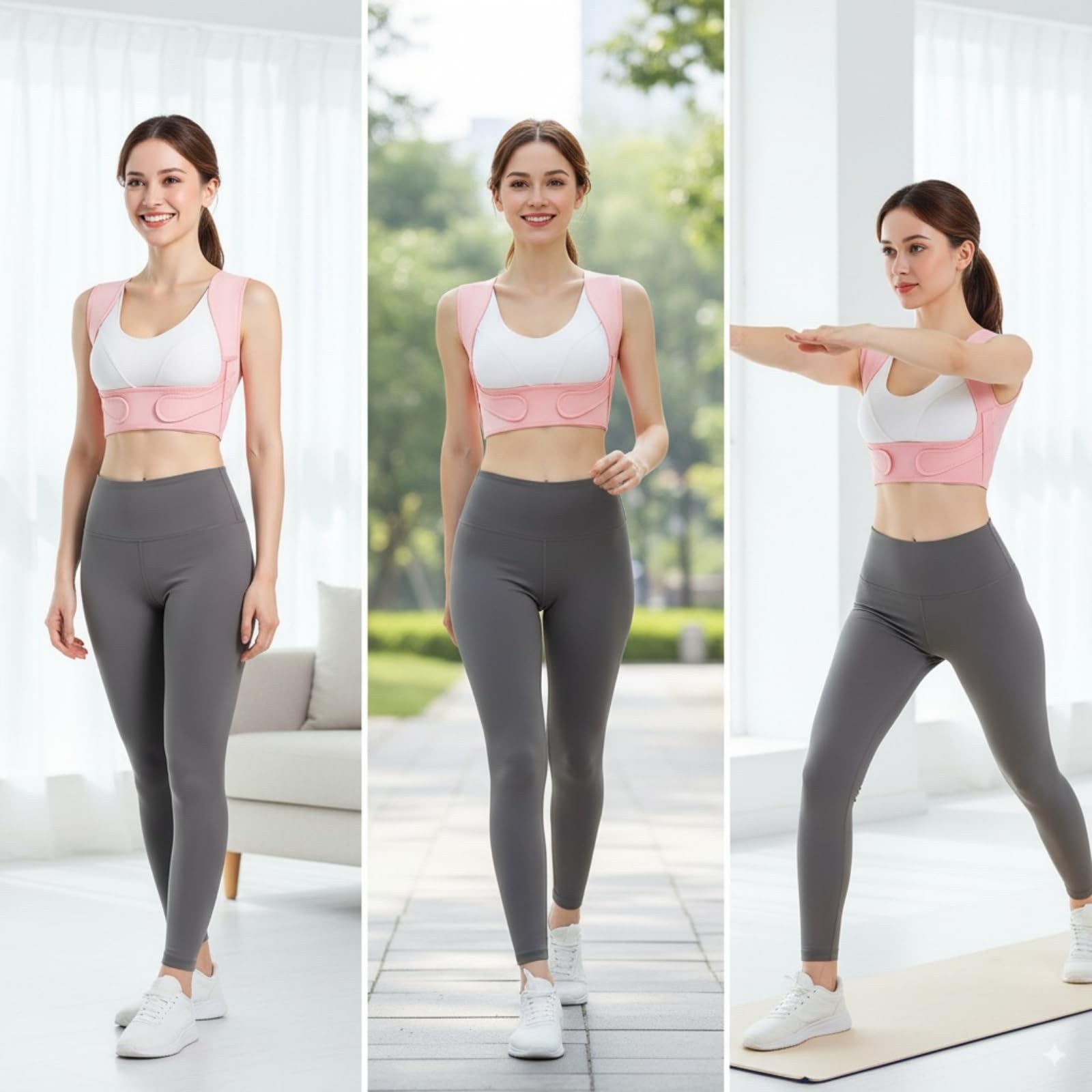 Back Brace Posture Corrector for Women – Adjustable Upper Posture Support Bras
